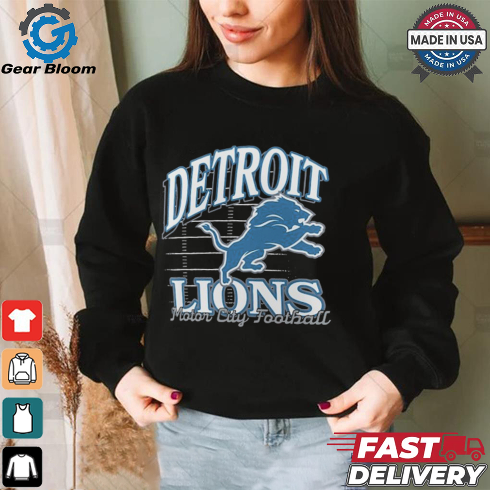 Detroit Lions Gridiron Motor City Football T Shirt Detroit Lions Gridiron Motor City Football T Shirt