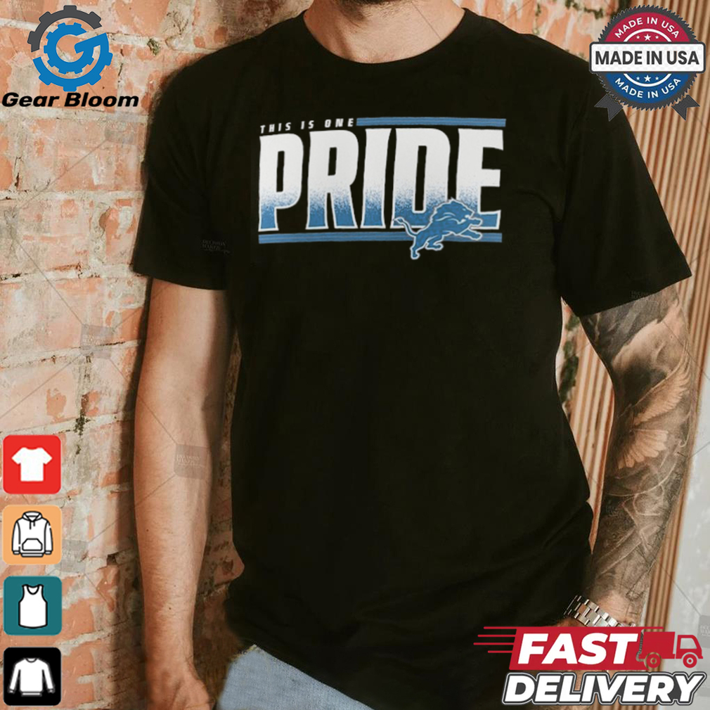 Detroit Lions One Pride T Shirt Detroit Lions One Pride T Shirt