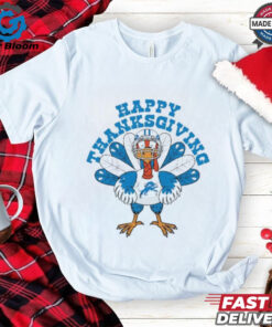 Detroit Lions Turkey Happy Thanksgiving T Shirt