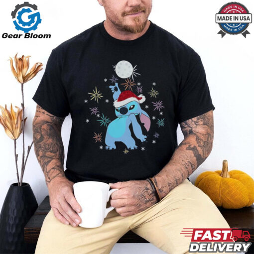 Disney Lilo & Stitch Christmas Light Up Matching Family Shirt