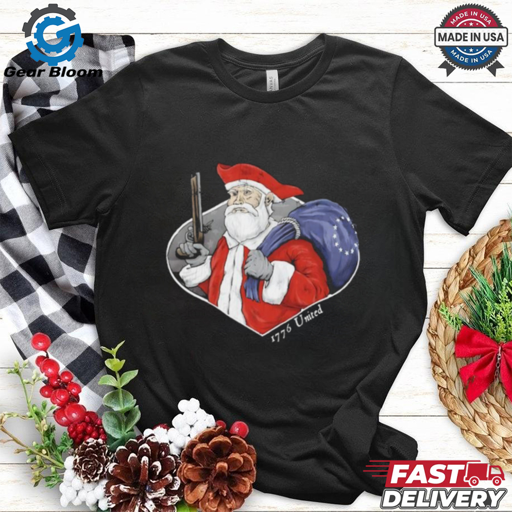 Don’t tread on Santa with guns 1776 United shirt Don’t tread on Santa with guns 1776 United shirt