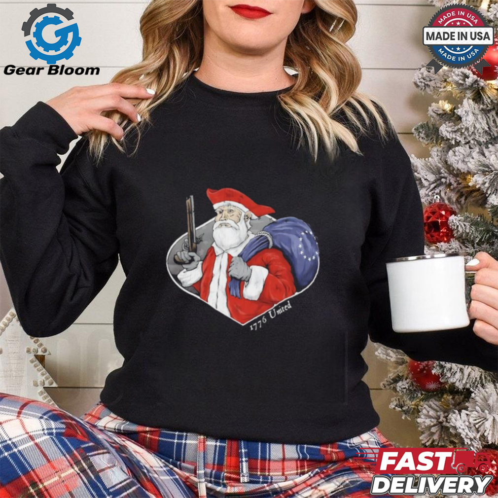Don’t tread on Santa with guns 1776 United shirt Don’t tread on Santa with guns 1776 United shirt