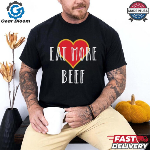 Dr Shawn Baker Wearing Eat More Beef T Shirt