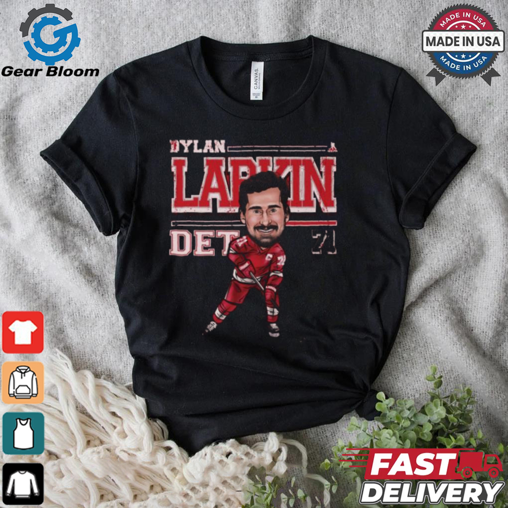 Dylan Larkin Detroit Red Wings Cartoon Shirt Dylan Larkin Detroit Red Wings Cartoon Shirt