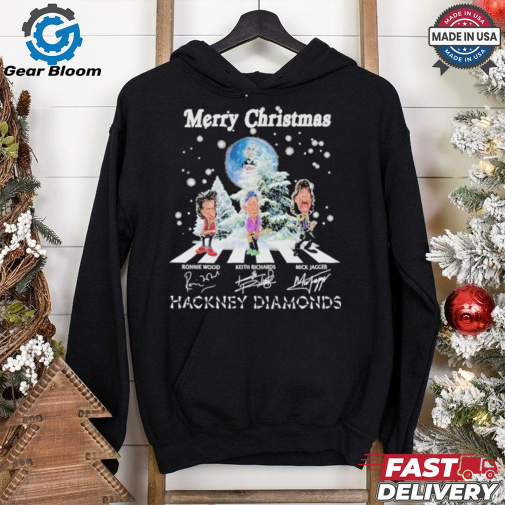 Hackney Diamonds Merry Christmas Signatures T Shirt Hackney Diamonds Merry Christmas Signatures T Shirt