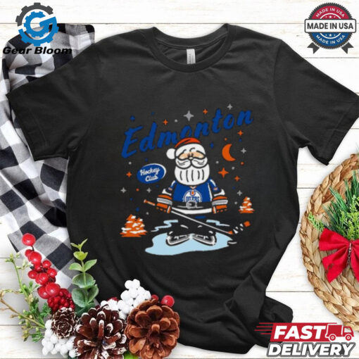 Edmonton Oilers Santa Claus Christmas 2024 shirt