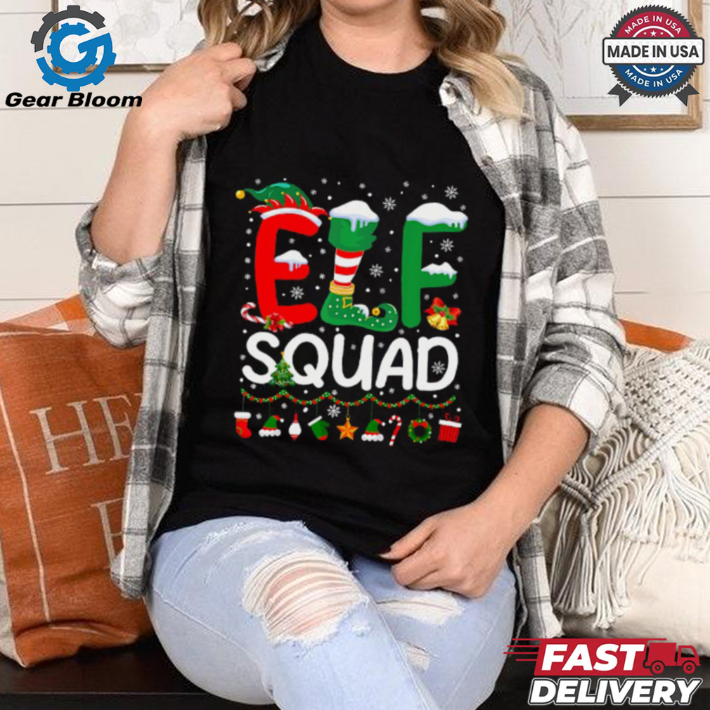 Elf Squad Christmas Family Matching Pajamas Kids Funny Xmas T Shirt Elf Squad Christmas Family Matching Pajamas Kids Funny Xmas T Shirt
