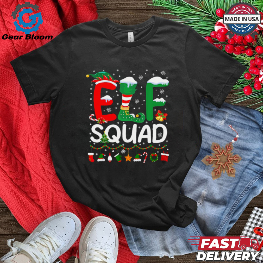Elf Squad Christmas Family Matching Pajamas Kids Funny Xmas T Shirt Elf Squad Christmas Family Matching Pajamas Kids Funny Xmas T Shirt