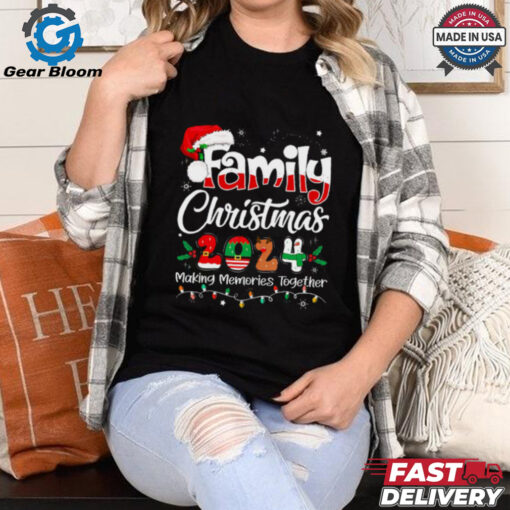 Family Christmas 2024 Matching Outfit Xmas Squad Santa T Shirt