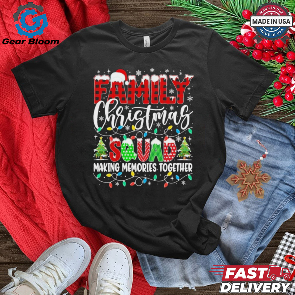 Family Christmas 2024 Matching Squad Santa Red Plaid Shirt Family Christmas 2024 Matching Squad Santa Red Plaid Shirt