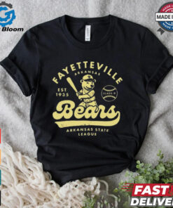 Fayetteville Bears Arkansas Vintage Defunct Baseball Teams Shirt
