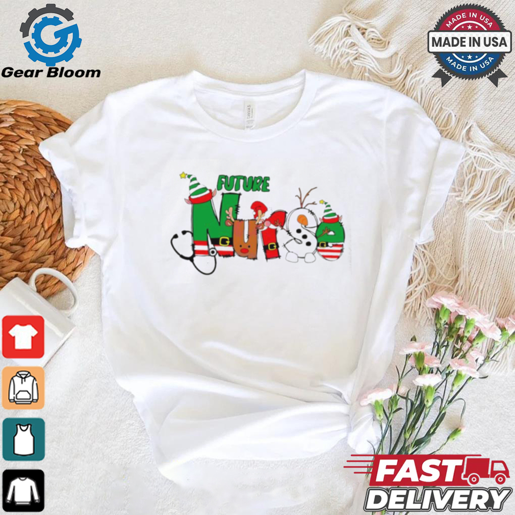 Future Nurse Christmas Elf Santa shirt Future Nurse Christmas Elf Santa shirt