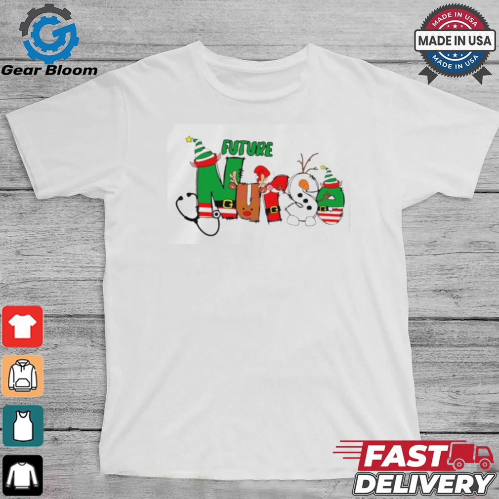 Future Nurse Christmas Elf Santa shirt Future Nurse Christmas Elf Santa shirt
