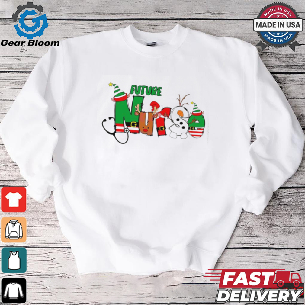 Future Nurse Christmas Elf Santa shirt Future Nurse Christmas Elf Santa shirt