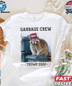 Garbage Crew Maga Trump 2024 Raccoon T shirts