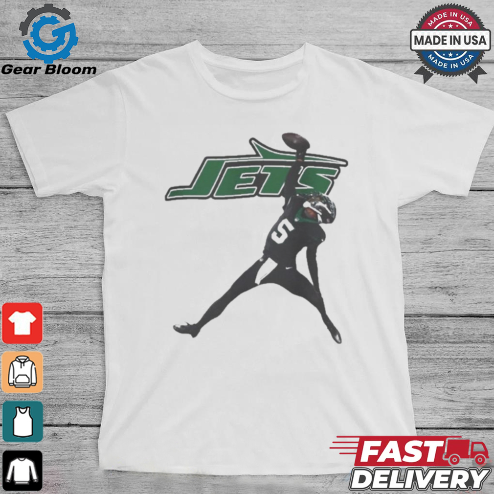 Garrett Wilson 5 New York Jets NFL Pose Graphic t shirt Garrett Wilson 5 New York Jets NFL Pose Graphic t shirt
