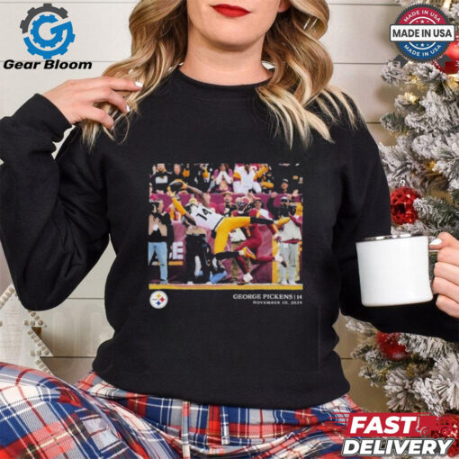 George Pickens 14 November 10 2024 Pittsburgh Steelers NFL Flash Features Week 10 T Shirt