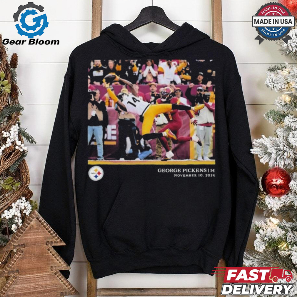 George Pickens 14 November 10 2024 Pittsburgh Steelers NFL Flash Features Week 10 T Shirt George Pickens 14 November 10 2024 Pittsburgh Steelers NFL Flash Features Week 10 T Shirt