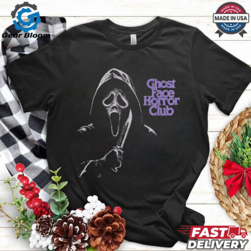 Ghost Face Horror Club Double Sided T Shirt