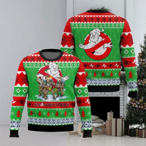 Ghostbusters Snowbusters Ugly Christmas Sweater