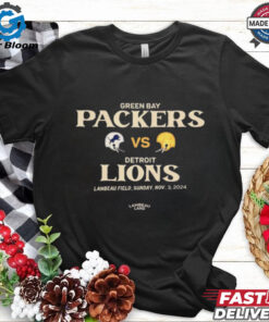Green Bay Packers Vs Detroit Lions Lambeau Field Sunday Nov 3 2024 t shirt