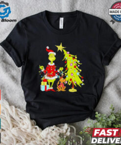 Grinch Christmas Tree cartoon shirt