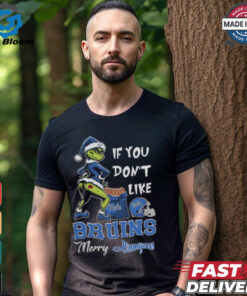 Grinch Santa If You Don’T Like Ucla Bruins Merry Kissmyass 2024 Shirt