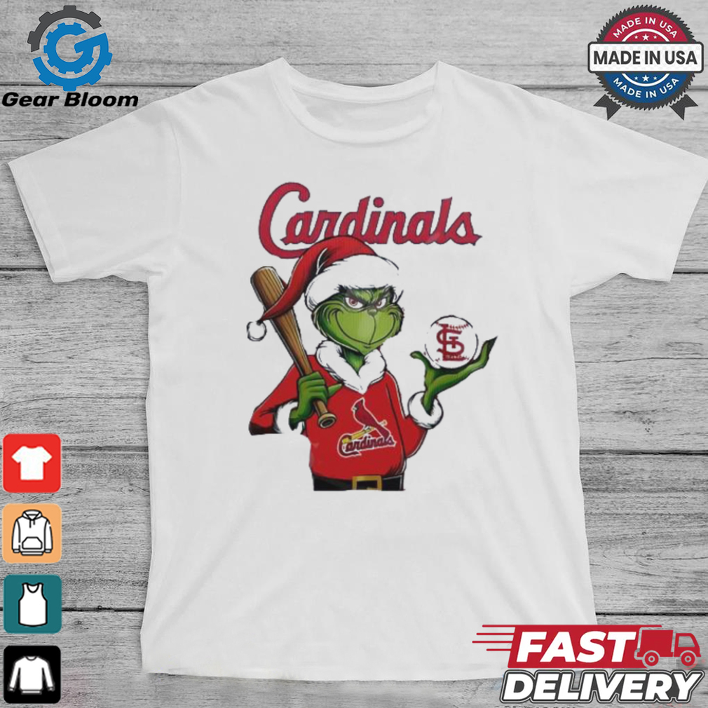 Grinch Santa X St. Louis Cardinals Merry Christmas shirt Grinch Santa X St. Louis Cardinals Merry Christmas shirt