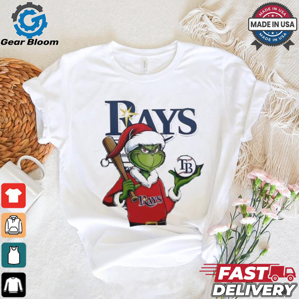 Grinch Santa X Tampa Bay Rays Merry Christmas shirt Grinch Santa X Tampa Bay Rays Merry Christmas shirt