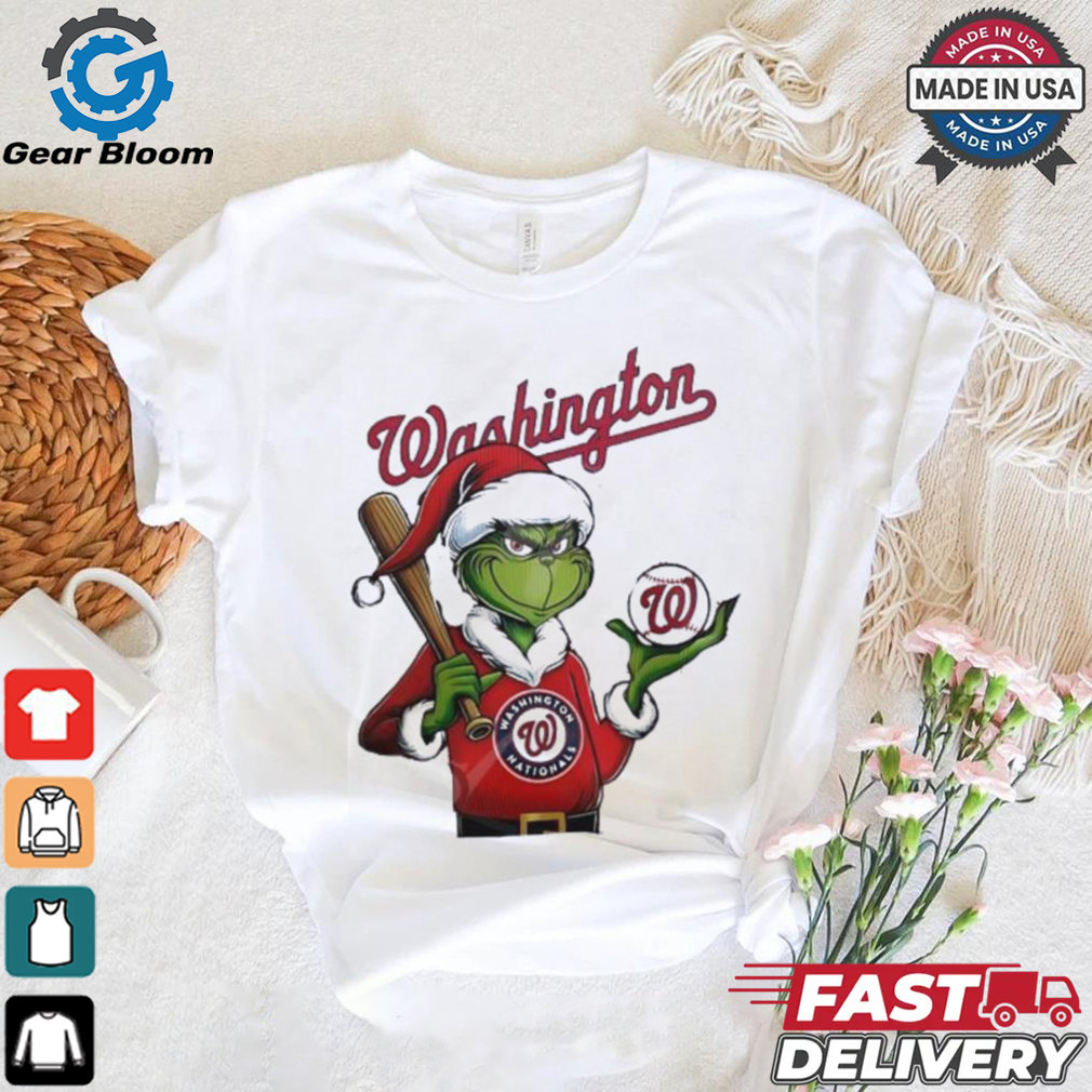 Grinch Santa X Washington Nationals Merry Christmas shirt Grinch Santa X Washington Nationals Merry Christmas shirt