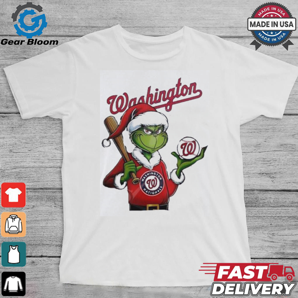 Grinch Santa X Washington Nationals Merry Christmas shirt Grinch Santa X Washington Nationals Merry Christmas shirt