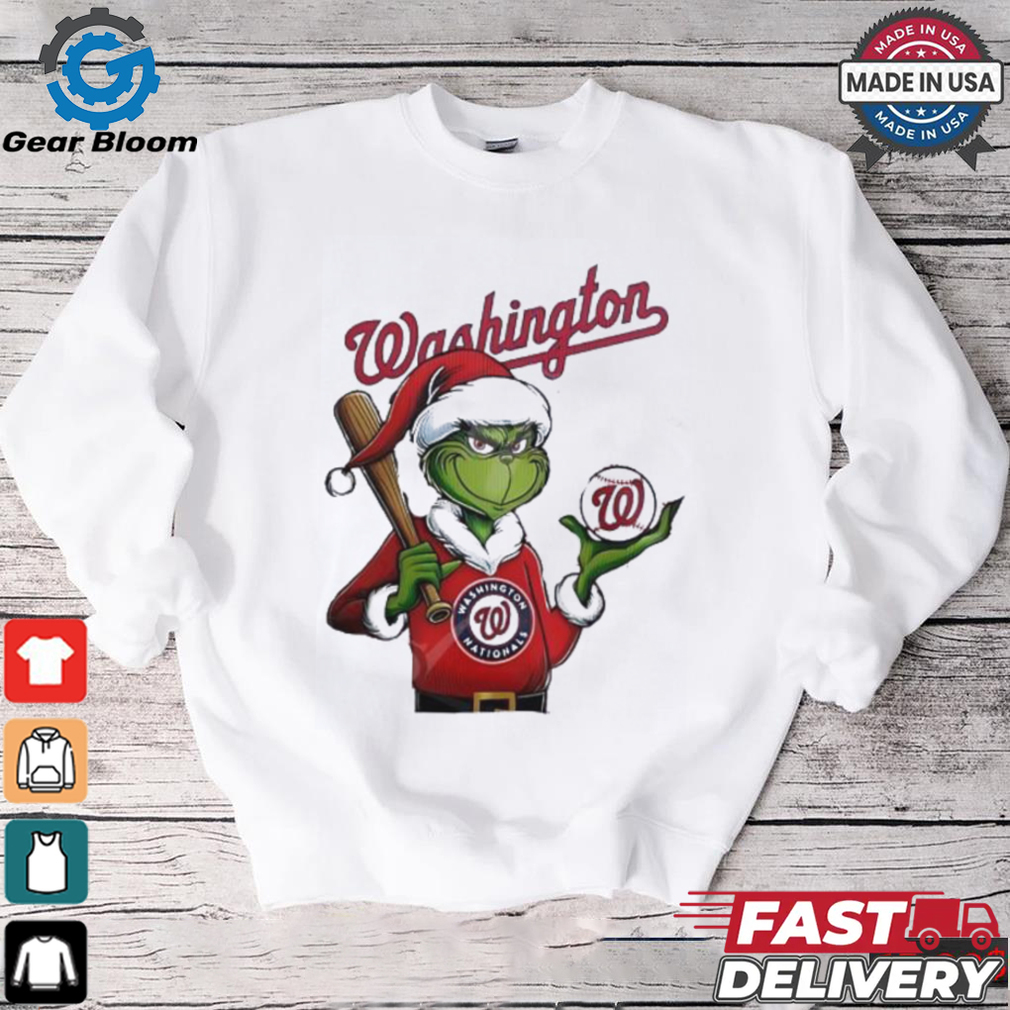 Grinch Santa X Washington Nationals Merry Christmas shirt Grinch Santa X Washington Nationals Merry Christmas shirt