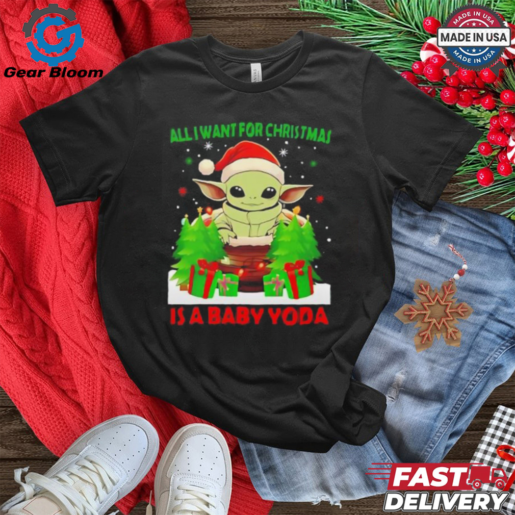 Grogu Santa all I want for Christmas is a baby Yoda Merry Christmas shirt Grogu Santa all I want for Christmas is a baby Yoda Merry Christmas shirt