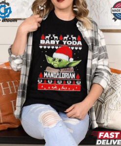 Grogu Santa the Mandalorian Merry Christmas shirt