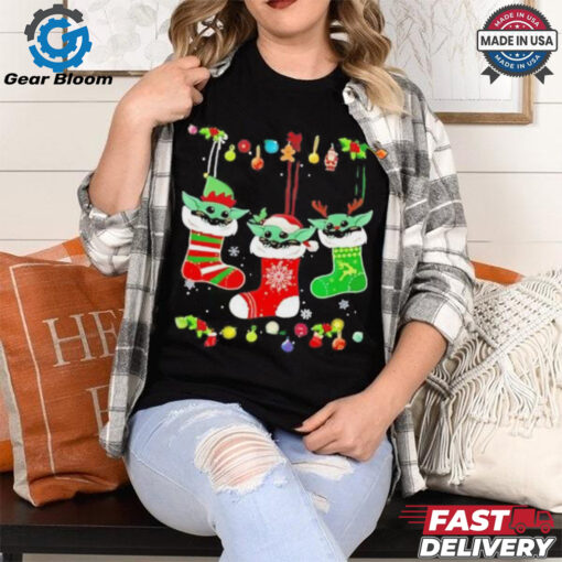 Grogu stockings Merry Christmas shirt