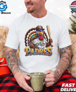 Happy Thanksgiving San Diego Padres Baseball Turkey 2024 Shirt