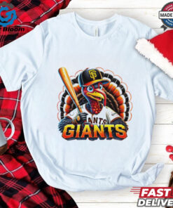 Happy Thanksgiving San Francisco baseball Turkey shirt