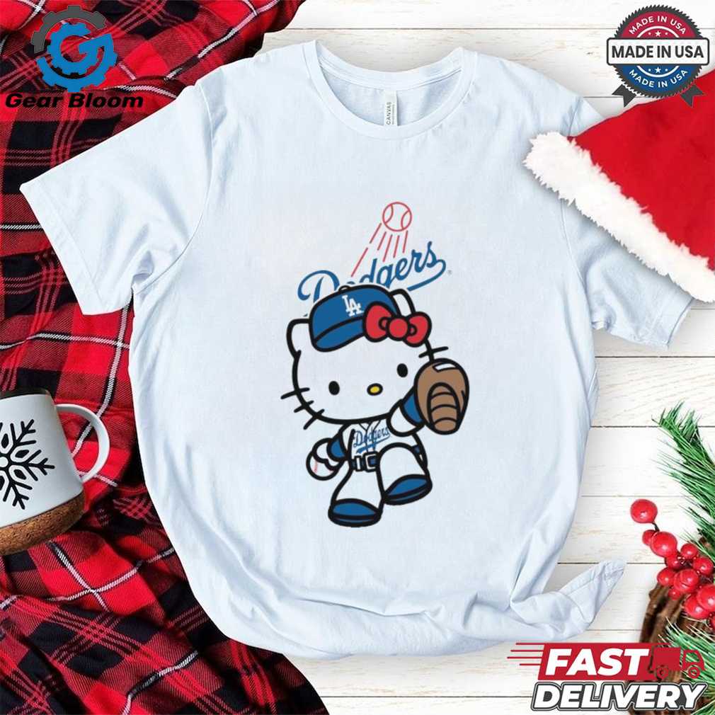 Hello Kitty Los Angeles Dodgers Baseball Shirt Hello Kitty Los Angeles Dodgers Baseball Shirt