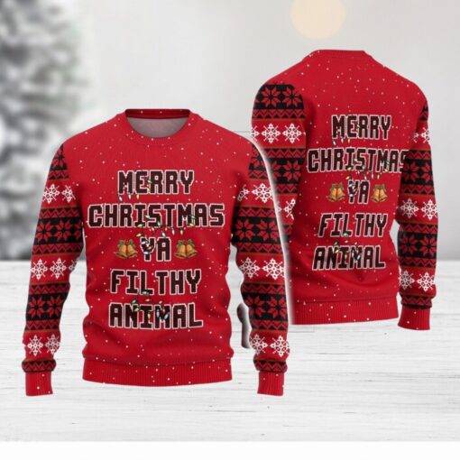 Home Alone Quote Christmas Ugly Sweater, Kevin McCallister Xmas Sweater, Funny Christmas Movie Shirt, Holiday Gift, Gift For Xmas