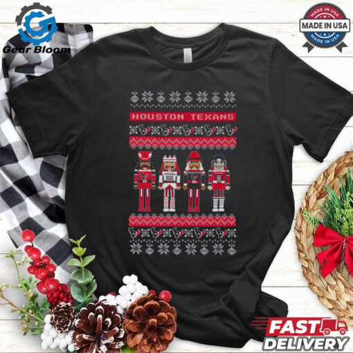 Houston Texans Holiday Nutcracker Sweater T Shirt