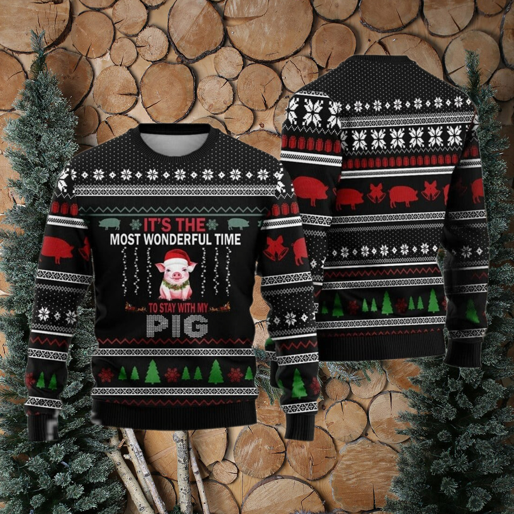 It's The Most Wonderful Time Pig Sweater It's The Most Wonderful Time Pig Sweater