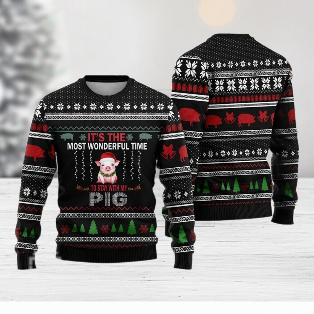 It's The Most Wonderful Time Pig Sweater It's The Most Wonderful Time Pig Sweater