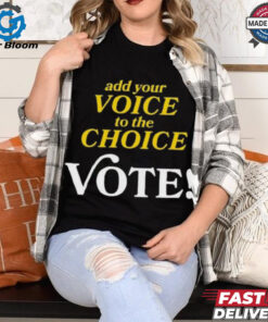 Jack White Add Your Voice To The Choice Vote Shirt