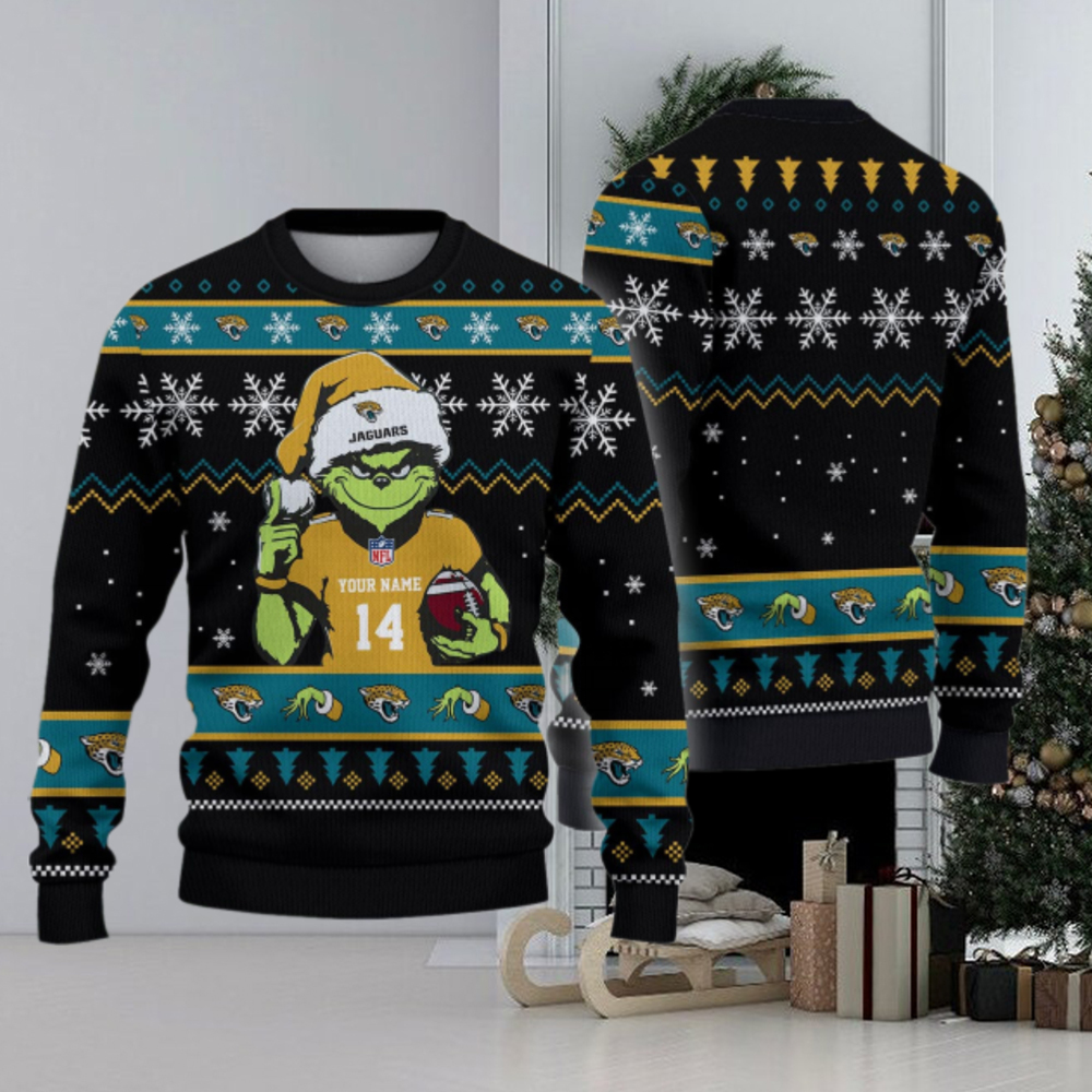 Jacksonville Jaguars Custom Chrismas Ugly Sweater Jacksonville Jaguars Custom Chrismas Ugly Sweater