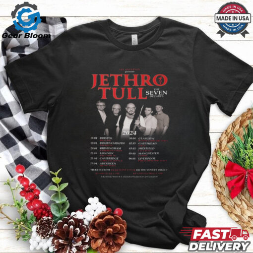 Jethro Tull announce The Seven Decades UK tour shirt