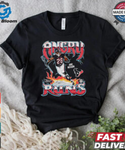 Joe Mixon angry run Houston Texans shirt