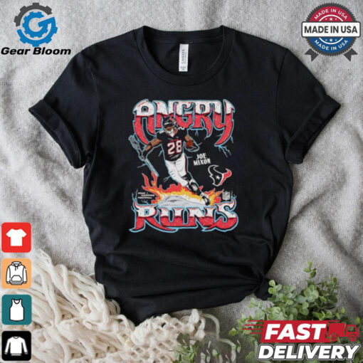Joe Mixon angry run Houston Texans shirt