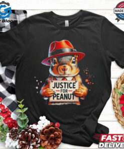 Justice for Peanut The Squirrel – Wanted T Shirt