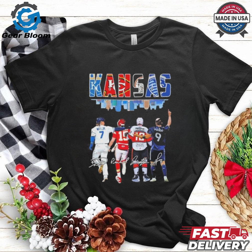 Kansas 2024 Witt Jr, Mahomes, Mckenna And Pucido Shirt Kansas 2024 Witt Jr, Mahomes, Mckenna And Pucido Shirt