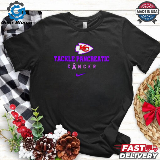 Kansas City Chiefs Tackle Pancreatic Cancer Go Fight Win shirt